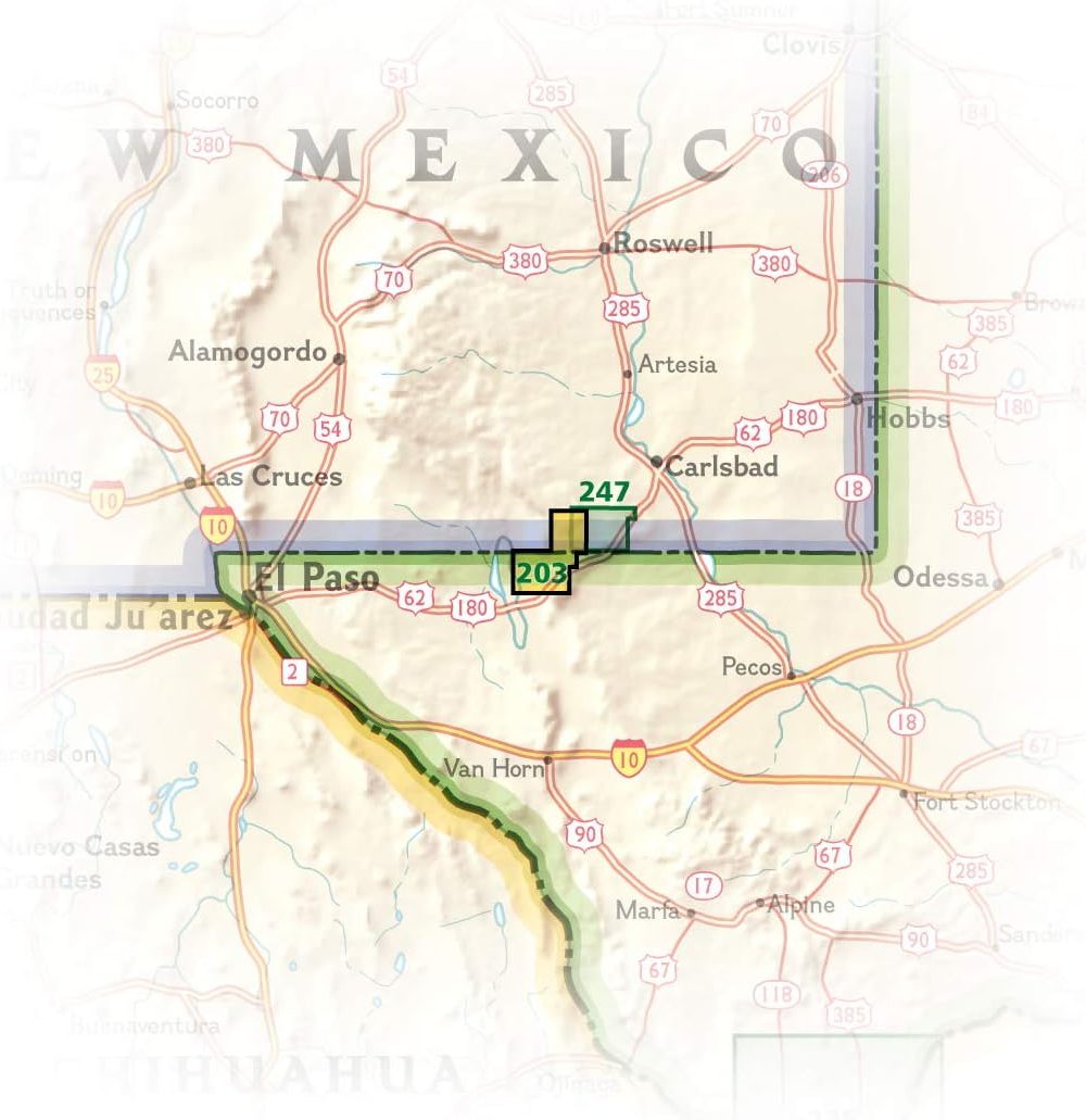 Guadalupe Mountains National Park Map (National Geographic Trails Illustrated Map, 203) - Image 6