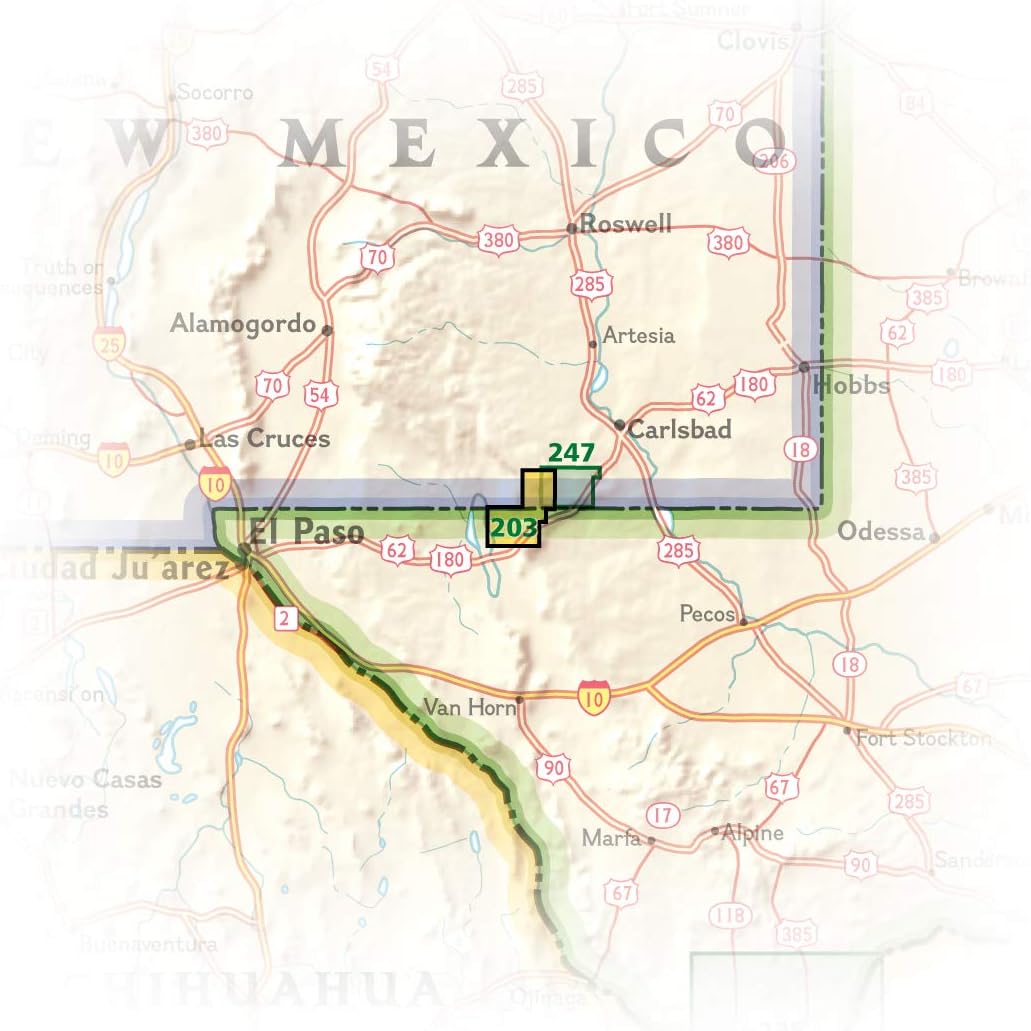 Guadalupe Mountains National Park Map (National Geographic Trails Illustrated Map, 203) - Image 6